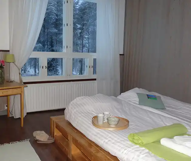 hébergement adapté pour un voyage en Laponie pour une famille ou un groupe d'amis