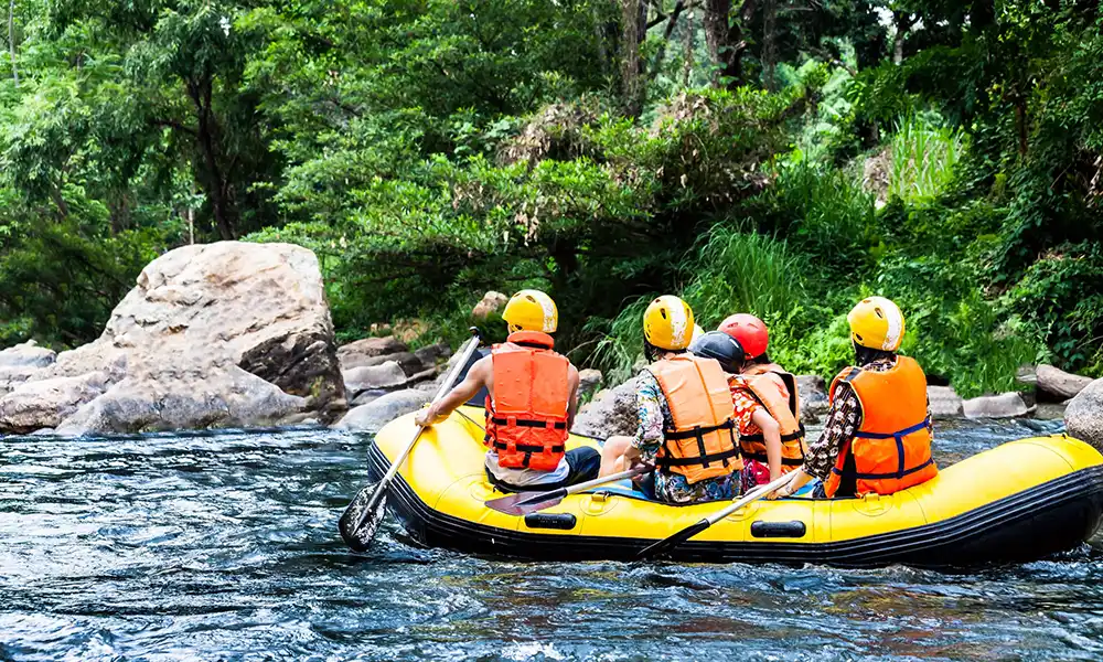 Rafting on Kitka river